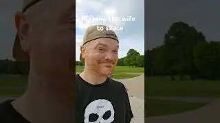 I went on a date to the skatepark!  #marriedlife #skateboarding #skateboard #marriage #fun