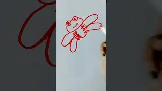 How To Draw Beautiful Dragonfly   #howtodraw #kidsdrawing #shorts @theartandcraftroom