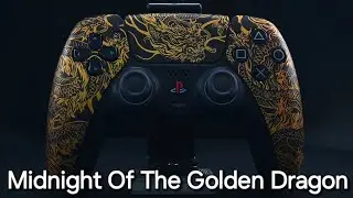 Custom PS5 Controller #1 (Midnight of the Golden Dragon) - Links to parts in comments