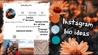 INSTAGRAM BIO IDEAS ✰