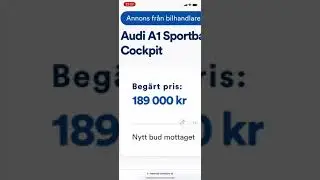 Stick ut med gul bil från Audi. Finns att köpa hos Carswipe