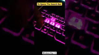 How To Open the search bar | allowing you to search for files apps and settings on your computer