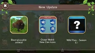 WildCraft Update (Season 6): New Clan Icons for Ocean World ! 