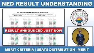 NED RESULT UNDERSTANDING | HOW MARKS ARE ANNOUNCED | MARKS | MERIT DEFINED | SEATS DISTRIBUTION