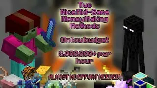 Two Effortless Money Making Methods(8M/h)! Hypixel Skyblock