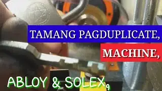PANO DUPLICATE SOLEX? ABLOY AND SOLEX KEY DUPLICATING MACHINE,