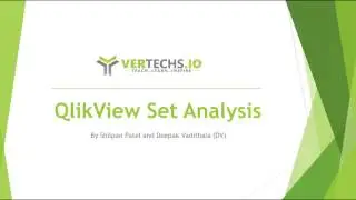 QlikView Set Analysis Training