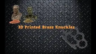 3D Printed Brass Knuckles