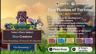Five Flushes of Fortune  - BLUE Creature Locations | Genshin Impact [2k]