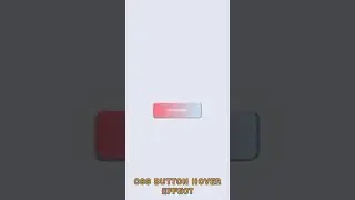 Button Hover Effect | HTML & CSS #shorts #ytshorts #viral