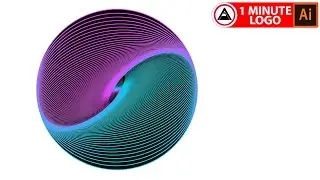 Gradient Line LOGO | Adobe Illustrator Tutorials , Illustrator Logo Design | How to Illlustrator cc