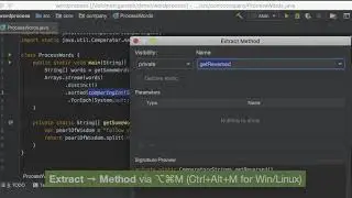 IntelliJ IDEA Tips & Tricks #4: Extract Methods with Alt + Cmd + M