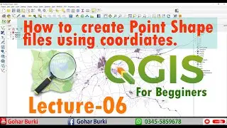 how to create point shapefile using coordinates in qgis