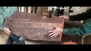 Мебель из 5 тонного красного куска дерева