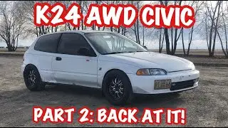 Awd Civic Part 2: K24A2 Rod upgrade and engine assembly
