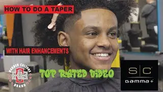 HOW TO DO A TAPER HAIRCUT🔥 HAIR ENHANCEMENTS🔥 TUTORIAL CUTTING HAIR🔥