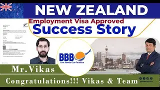 Success Story New Zealand NZ Employment Visa Work Permit l Congratulation Vikas,Team 