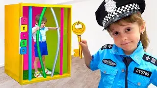 Eva and little brother Escape Challenges for kids