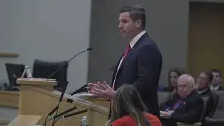 Adam Basford testifying before the House Regulatory Reform & Economic Development Subcommittee