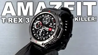AMAZFIT T-REX 3 KILLER! GPS Sport SmartWatch! It's AMAZING! Unboxing ASMR
