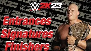 WWE 2K23 Entrances/Signatures/Finishers: Kane 08