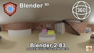 Create 360 Virtual Tour images with Blender 3D
