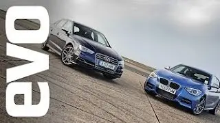 Audi S3 vs BMW M135i | evo TRACK BATTLE