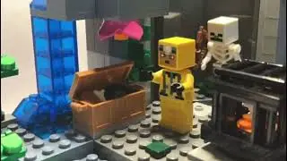 Minecraft Stop motion das Skelett Verließ
