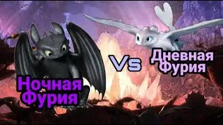 Турнир Драконов, бой номер 198, Ночная Фурия vs Дневная Фурия
