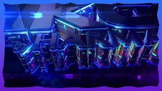 Dubstep Neon 3D Gaming Logo Animation | Logo Reveal | After Effects Logo Animation