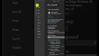 Dark Mode in Excel