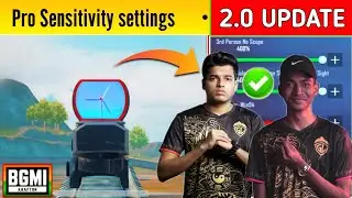 🔥2.0 UPDATE NEW SENSITIVITY PUBG 2.0 ZERO RECOIL SENSITIVITY 2.0 GYRO SETTING & NON GYRO SENSITIVITY