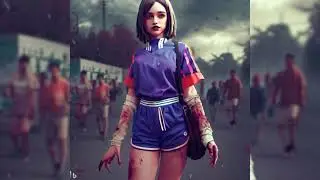 AI ART LOOKBOOK 4K ВИДЕО В школу попасть не так-то легко !