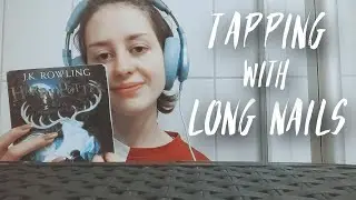 ASMR Tapping on my favourite books (LONG NAILS)
