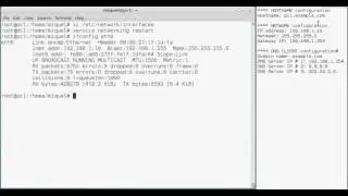 How to set static ip in debian 8 using console commands