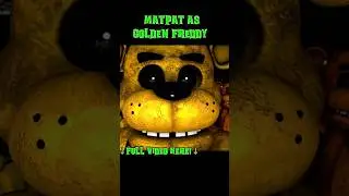 MatPat as Golden Freddy! #shorts #fnaf #fivenightsatfreddys #matpat