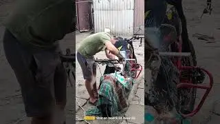 Установка кофр на Geon Scrambler 250