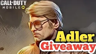 Adler Giveaway | Get Adler for Free |call of duty mobile adler code|codm adler free|adler cod mobile
