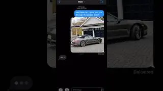 DRIVING THROUGH THE GARAGE PRANK #shorts