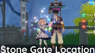 Word has it that some have spotted an odd person at the Stone Gate - Genshin Impact