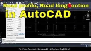 HOW TO DRAW ROAD PROFIL VIEW IN AUTOCAD ? BEST LISP FOR AUTOCAD