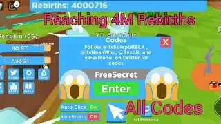 Reaching 4M Rebirths And All The Codes On Clicking Champions Roblox