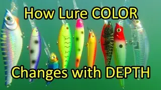 How Fishing Lure Color Changes With Water Depth