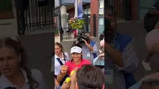 Emma Raducanu’s back to US OPEN!! #nyc #shorts #usopen #emmaraducanu #newyorkcity #live #livestream