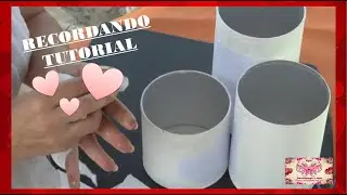 Tienes botes de cartón??? pues verás que cosa más bonita haremos para poner cosas..