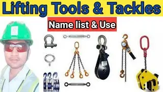 Lifting tools and tackles safety in hindi ! Lifting tools and tackles inspection and testing !