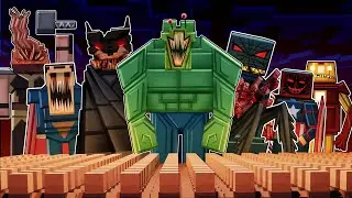 10,000 Villagers VS SCARY Superheroes