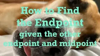 How to find the Endpoint given the other Endpoint and Midpoint