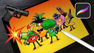 Anyone can draw this art in ProCreate ✏️