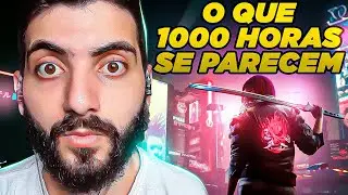 O que 1000 HORAS de Cyberpunk 2077 se parece - REACT